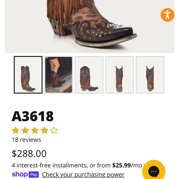 Cowgirl boots size 6 unworn - Picture 7 of 7